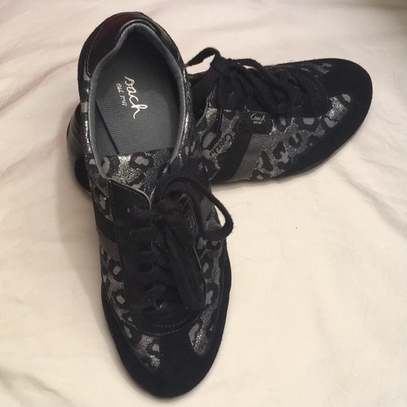 Coach Shoes - COACH KINSLEY METALLIC LACE-UP SNEAKERS SIZE 8.5